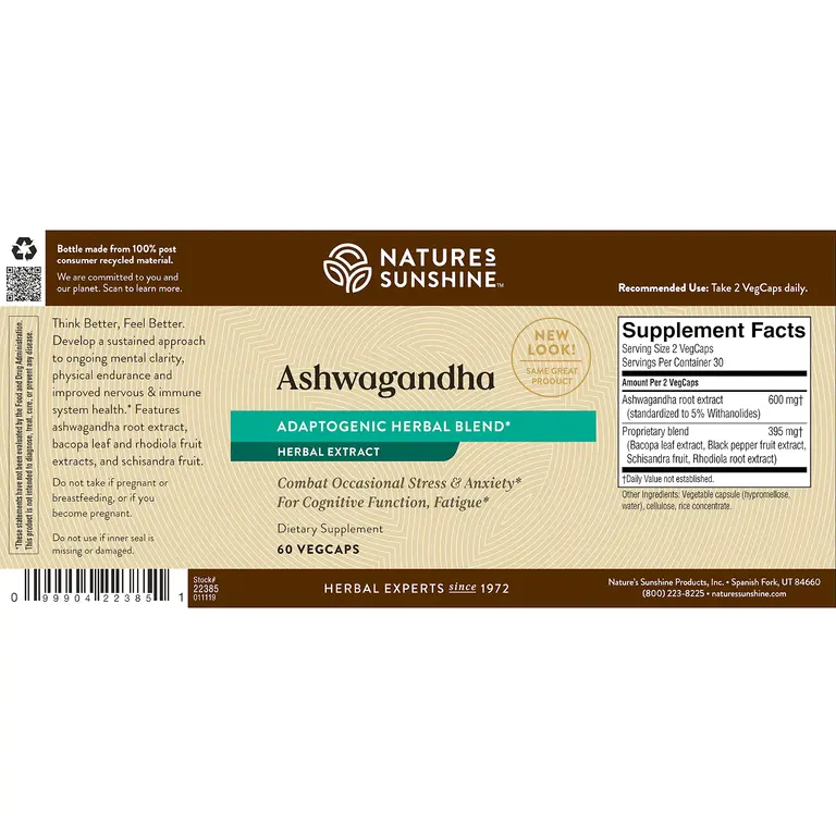 Ashwagandha - Dietary Supplement for Occasional Stress & Anxiety Support - Image 3