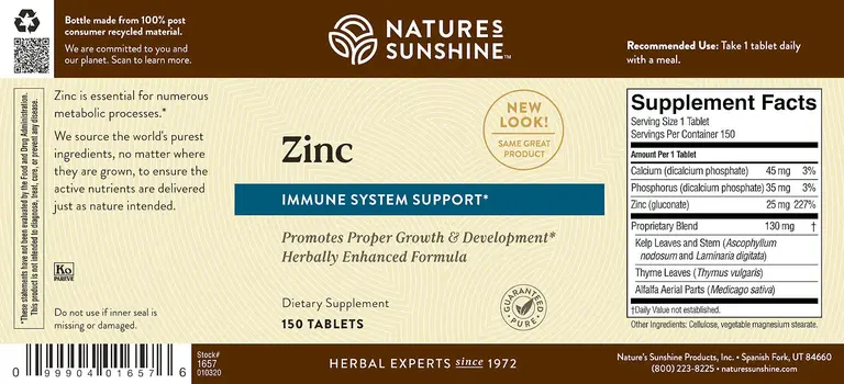 Zinc Dietary Supplement (25MG) - Image 7