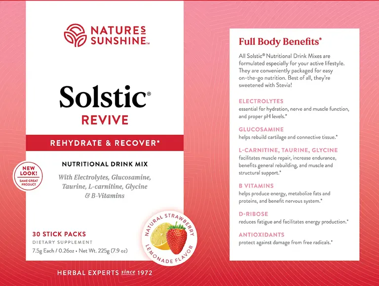 Solstic Revive - Rehydration & Recovery Nutritional Drink Mix - Image 2